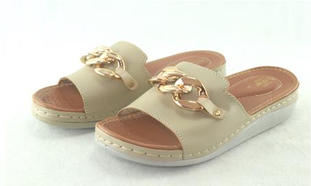 895-Sandales Femme, Tendance 2024-Beige