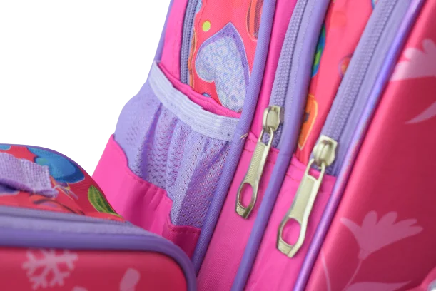 847 - Cartable scolaire à roulette 3 pièces Frozen / Elsa