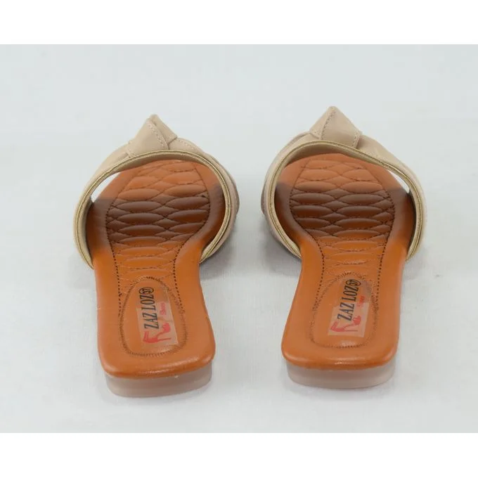 Sandale femme élégante beige / marron
