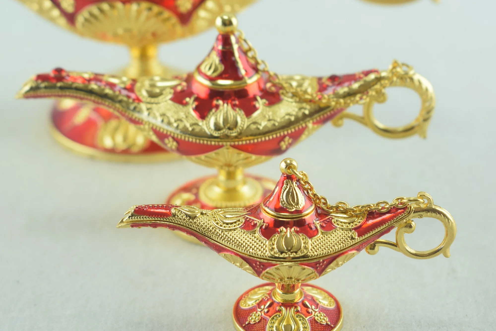 658 - Pack de 3 Lampes Aladin pour Décorations - Rouge