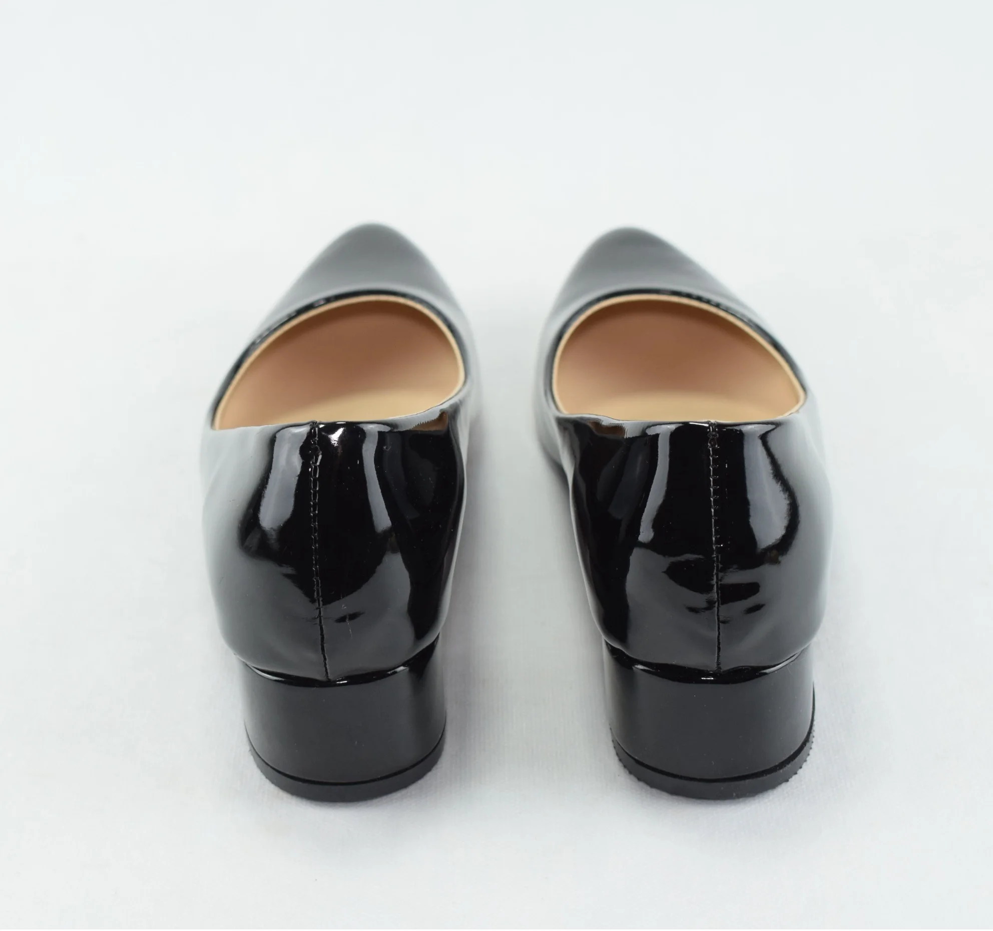127 - Escarpins chaussures femme à talon moyen - Noir - EU 40
