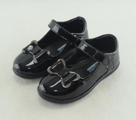 781-mocassin fille 2023-2024 noir brillant 26-30
