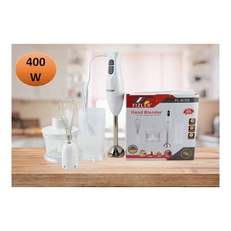 298 - Mixeur plongeant inox 400W  4 en 1 - hand blender - FL-872S