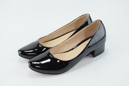 127 - Escarpins chaussures femme à talon moyen - Noir - EU 40