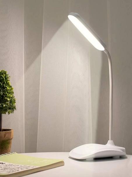 641-Lampe de bureau LED protection des yeux, pour table de chevet, flexible.