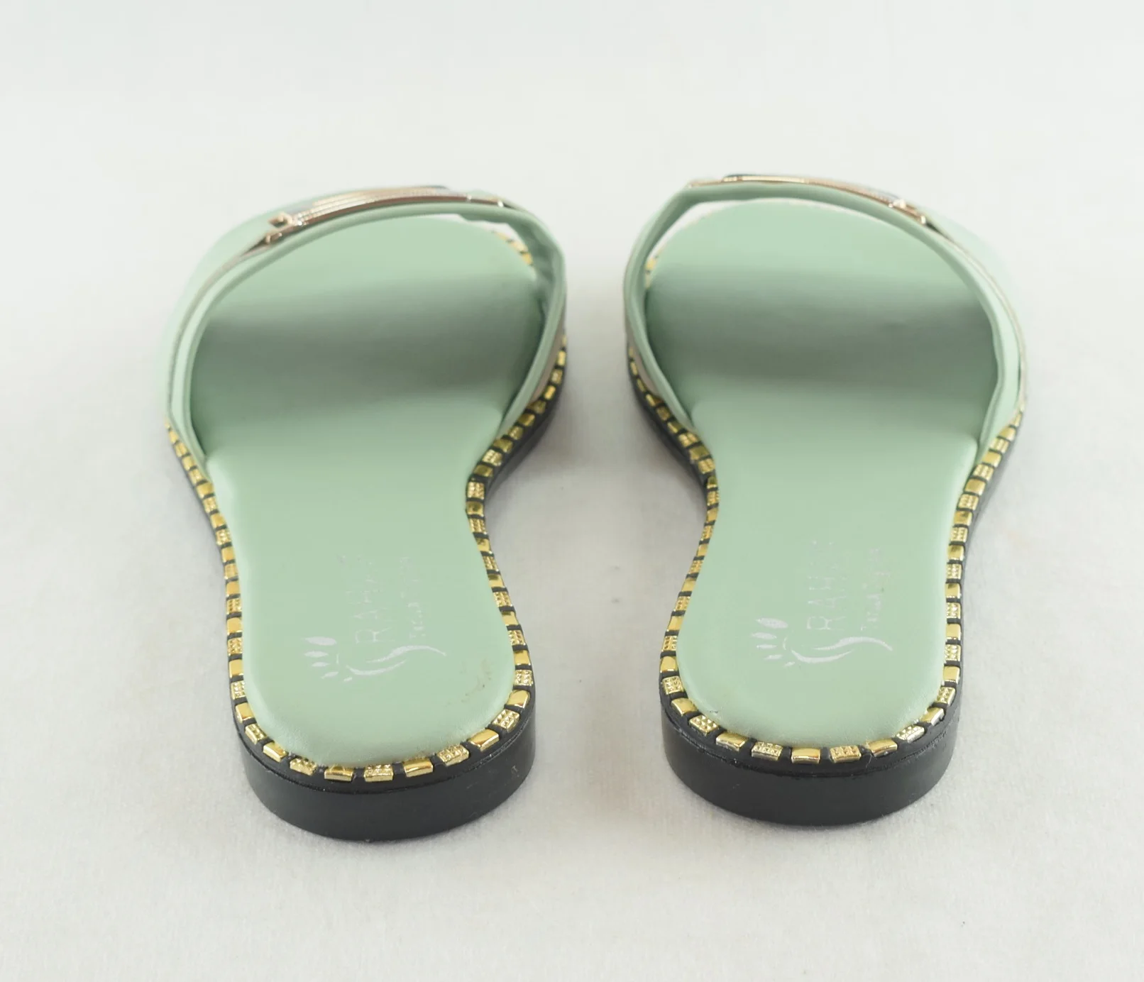 460 - Sandale femme Chic vert pistache Tendance 2023-2024