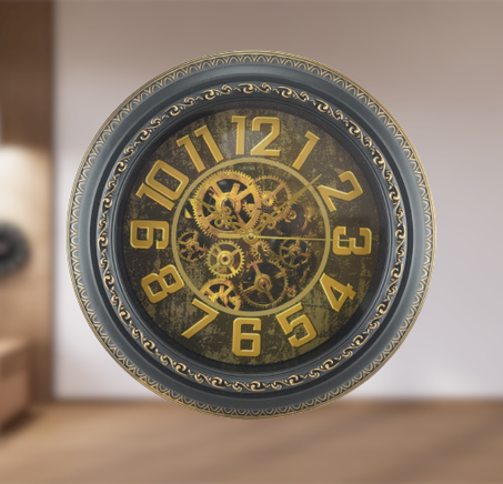 761 - Horloge murale ronde à quartz 2023 - ABL-492