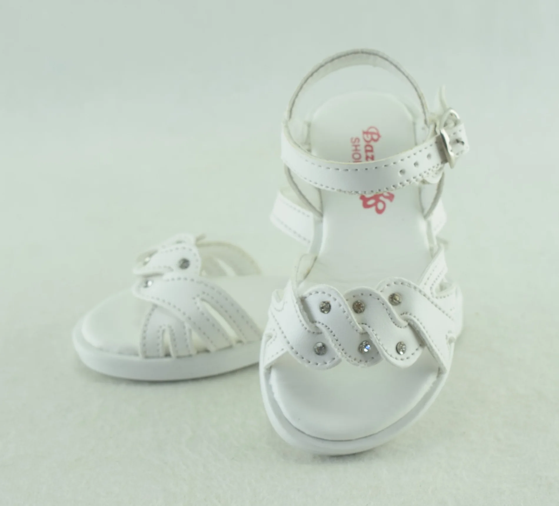 720-Sandale pour fille légère et confortable taille 20 à 34 Blanc