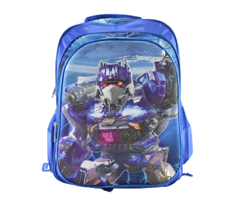 839 - Cartable scolaire à roulette 3 pièces Transformers