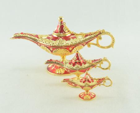 658 - Pack de 3 Lampes Aladin pour Décorations - Rouge