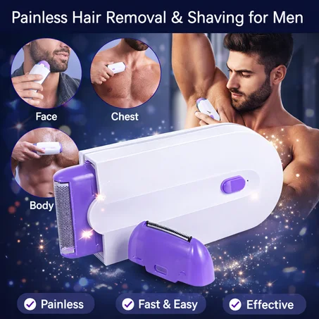 إزالة الشعر في ثوانٍ بدون ألم أو تهيّج