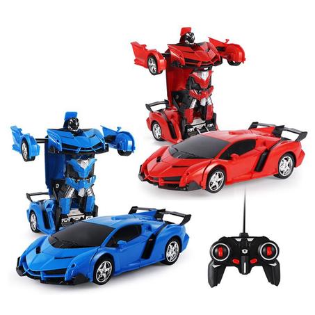 سيارة روبوت متحولة بالتحكم عن بعد – 2 في 1 (🚘 سيارة رياضية + 🤖 روبوت)