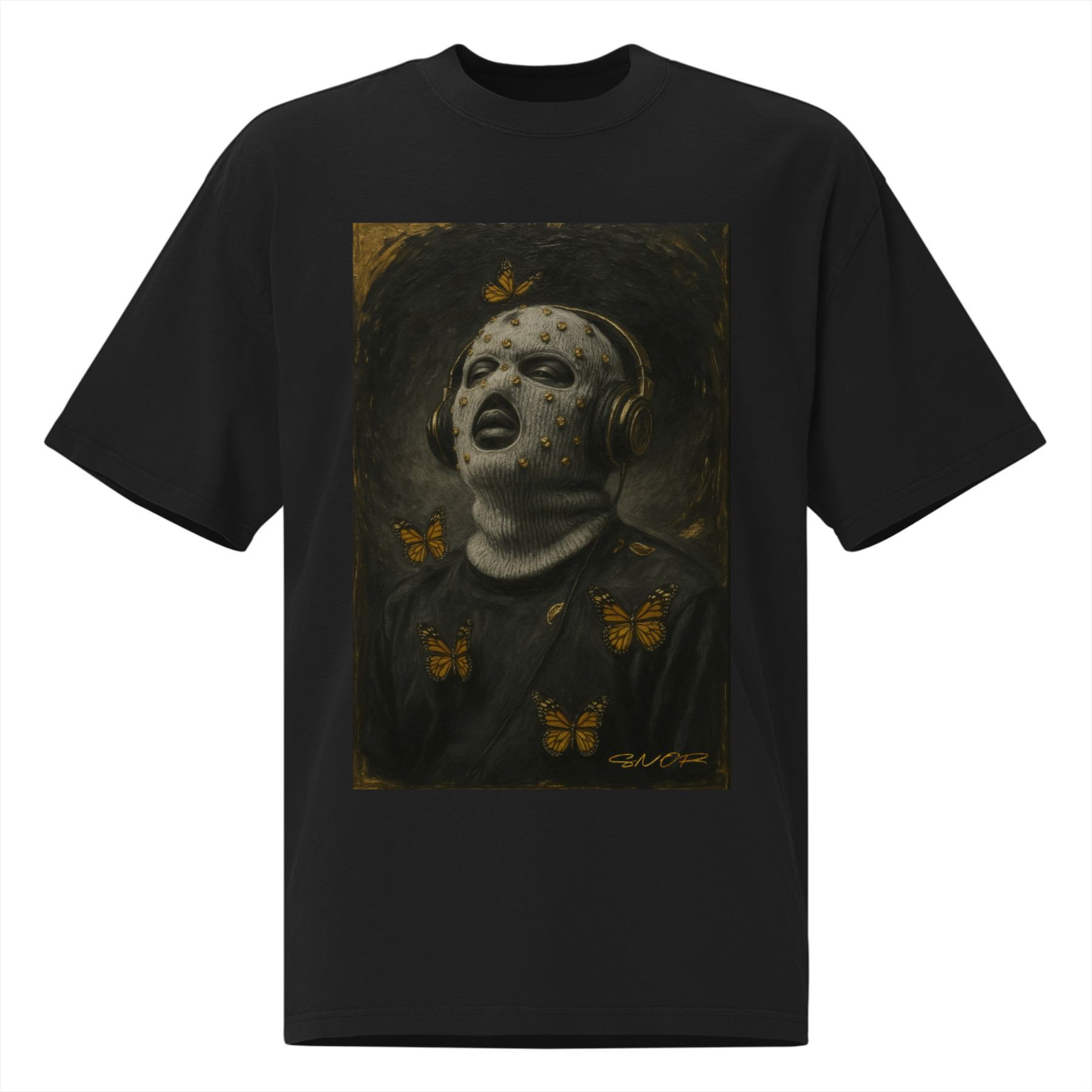 T SHIRT - OVERZISEBACK - SNOR