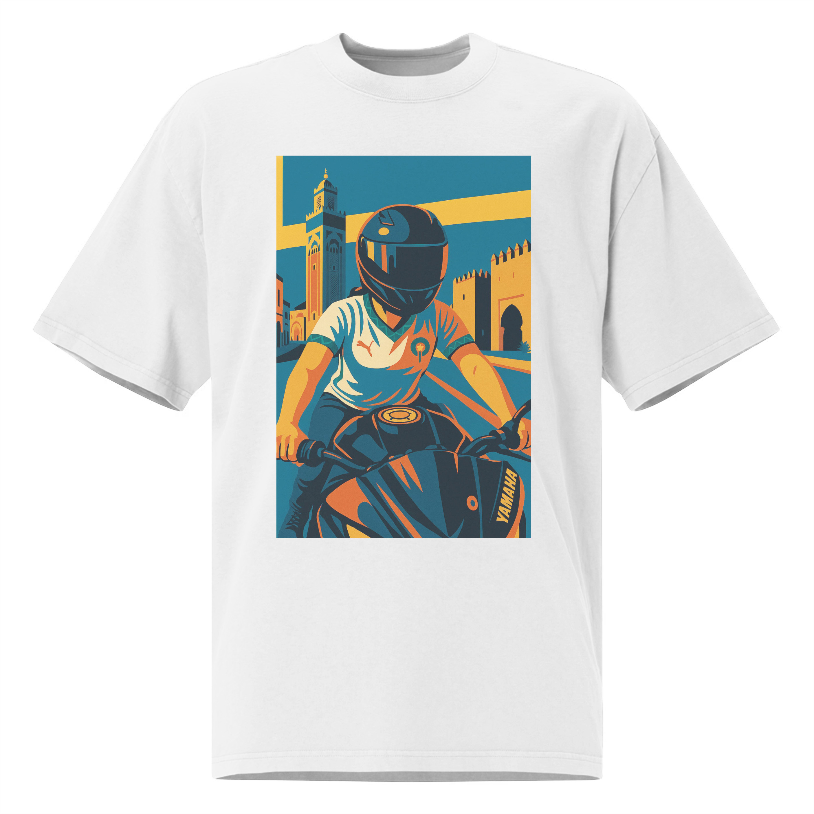 T SHIRT - OVERSIZE - MOTO OF MOROCCO