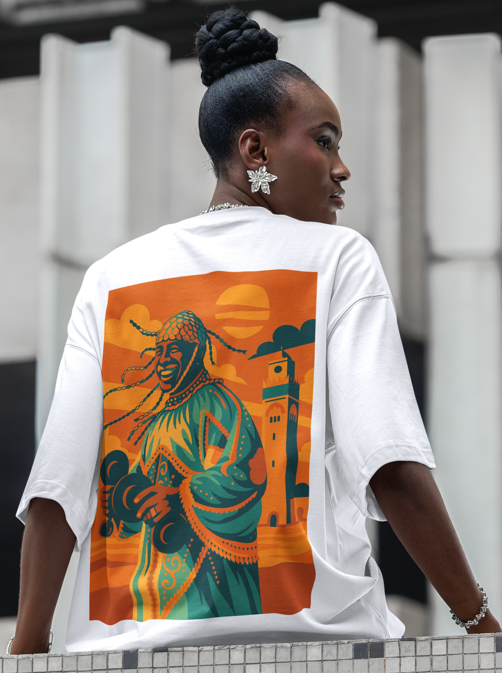 T SHIRT - OVERSIZE- GNAOUA