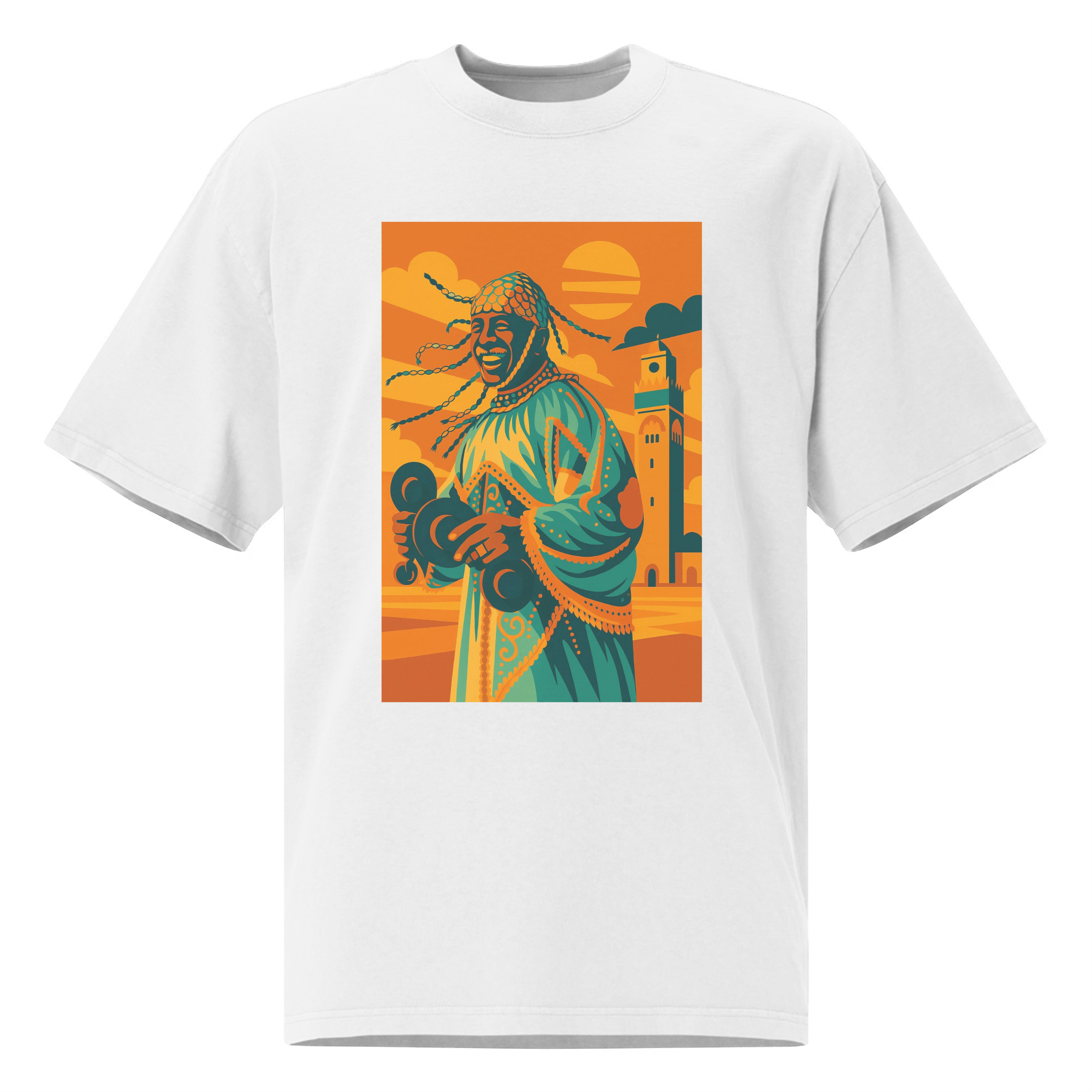 T SHIRT - OVERSIZE- GNAOUA