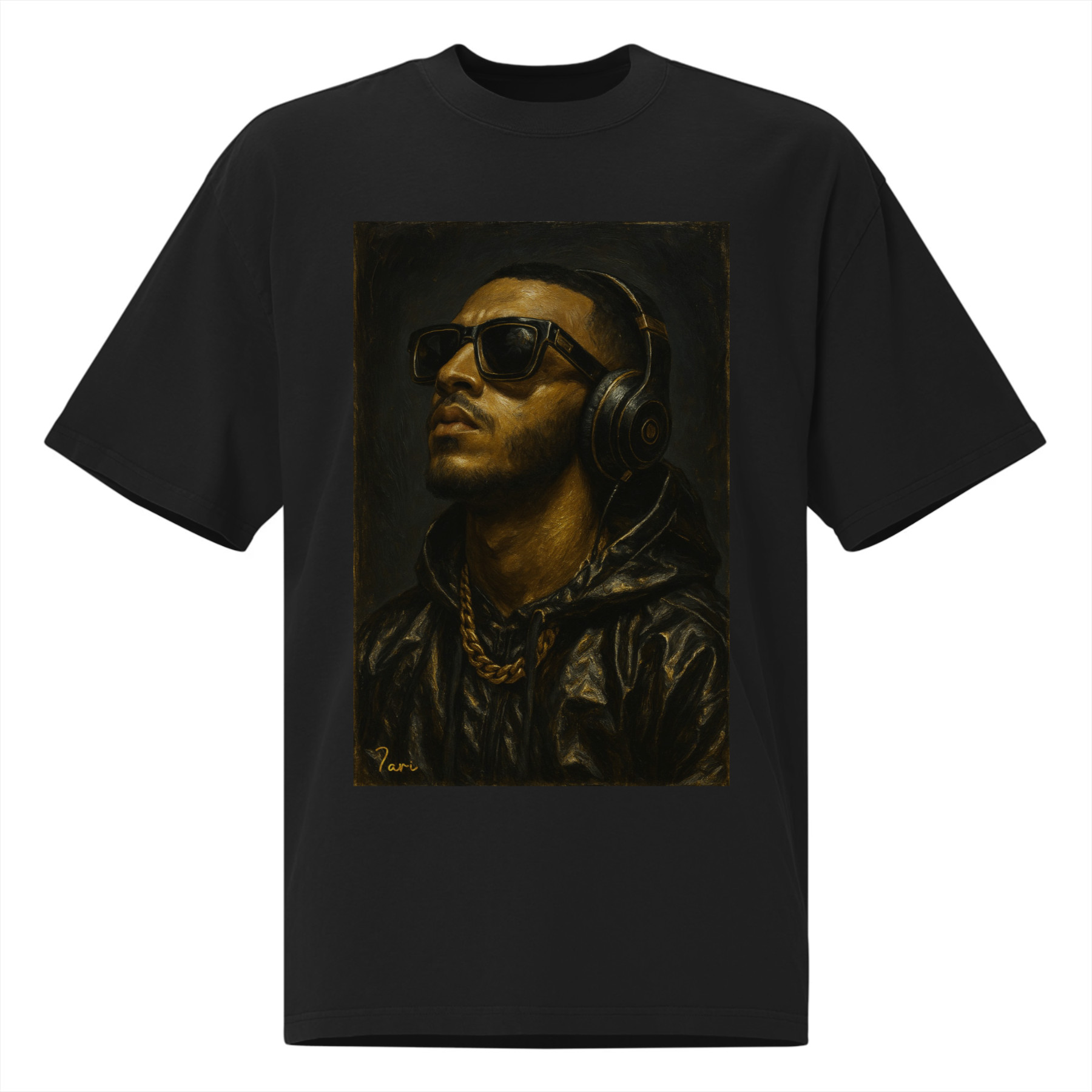 T SHIRT - OVERZISEBACK - 7ARI