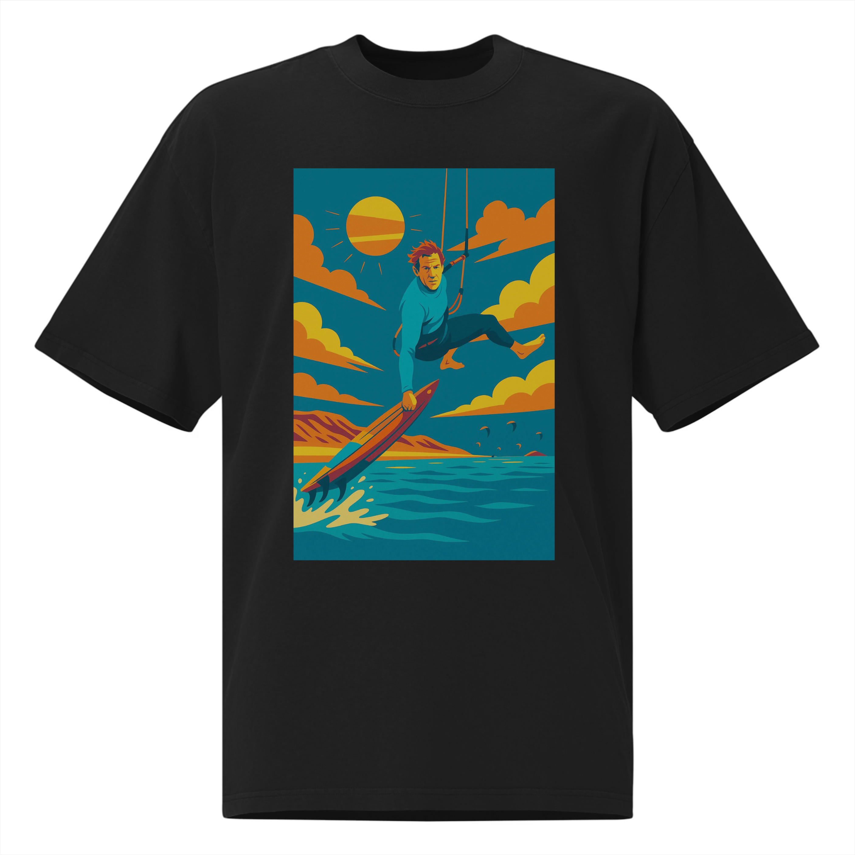 T SHIRT - OVERSIZE - DAKHELA KITSURF