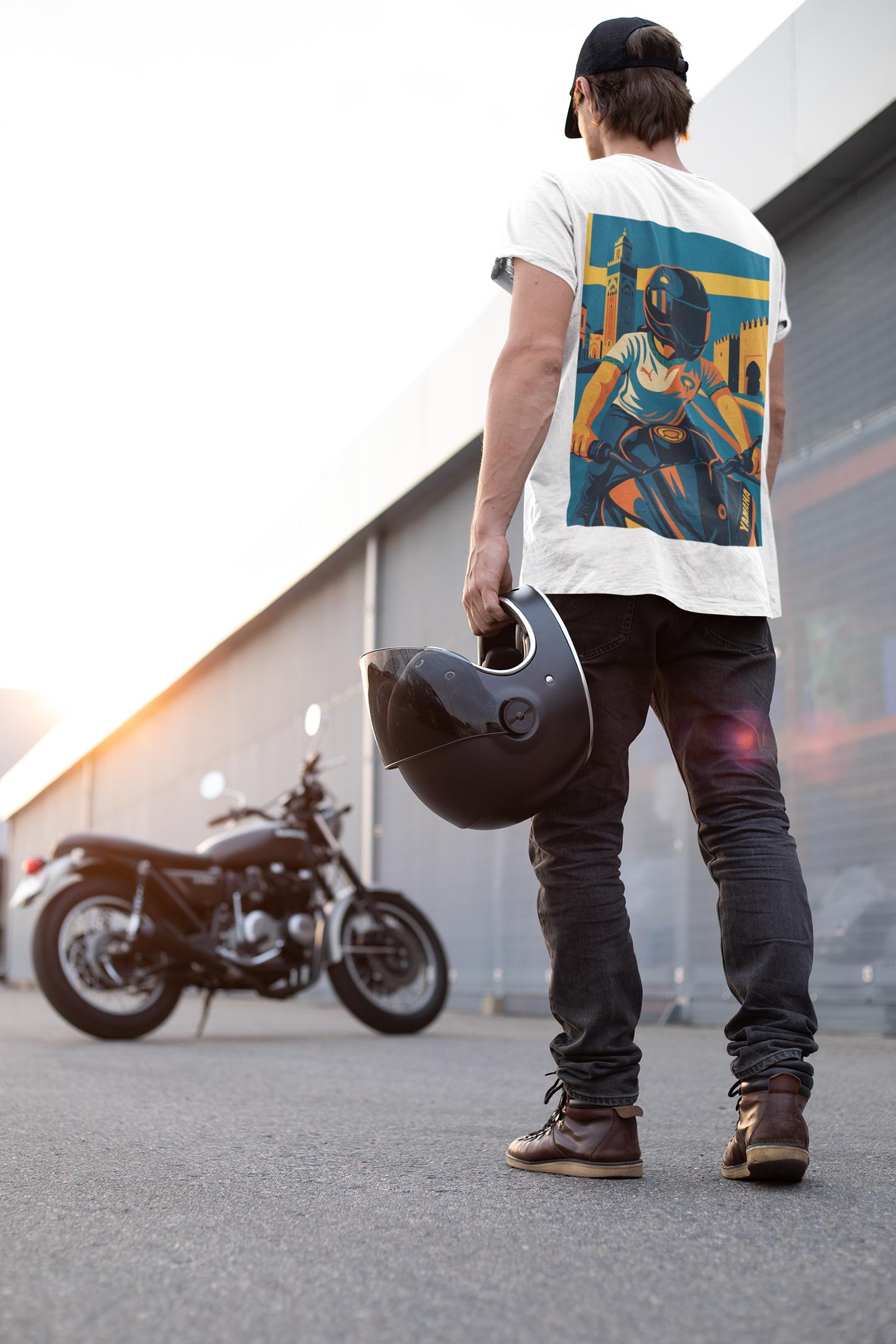 T SHIRT - OVERSIZE - MOTO OF MOROCCO