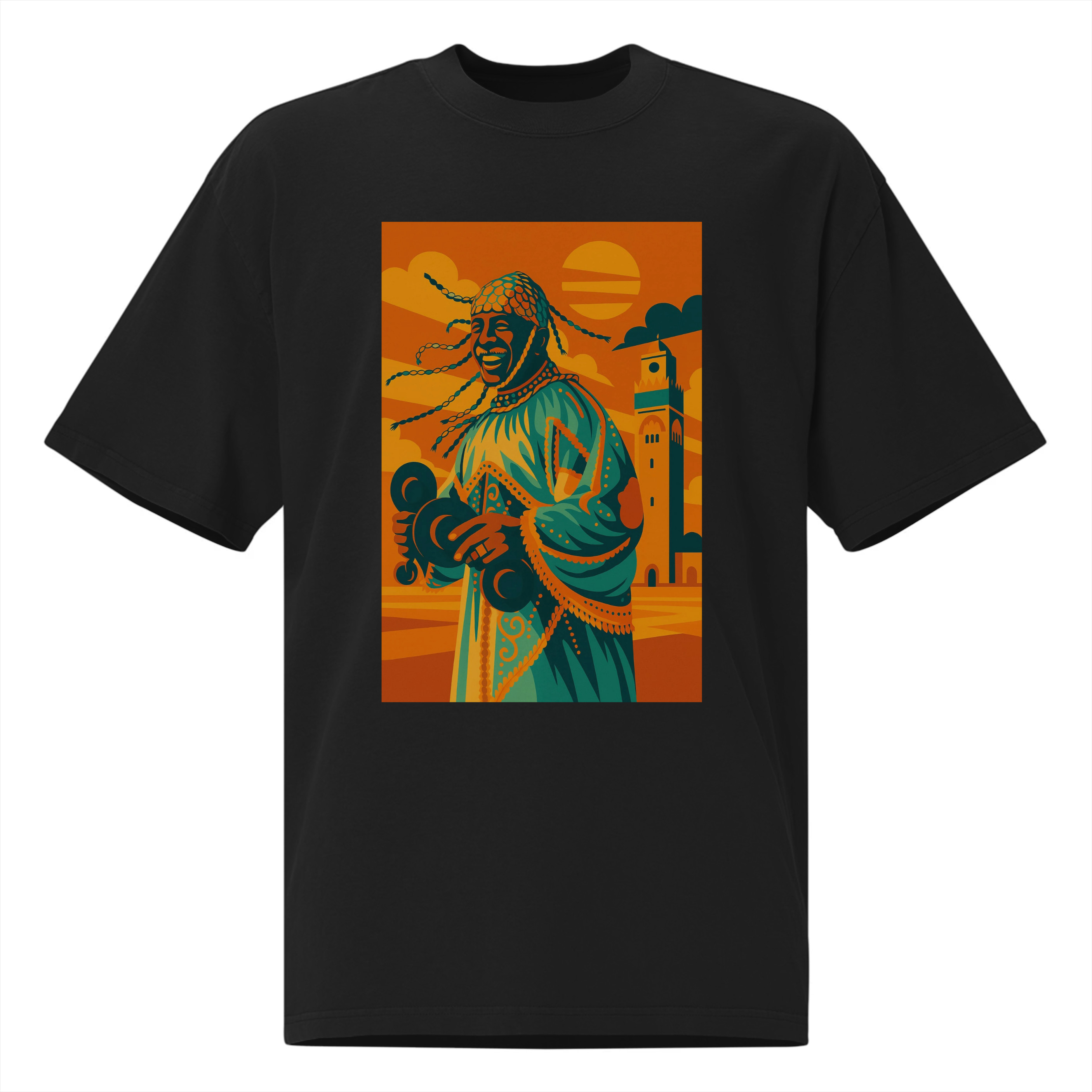 T SHIRT - OVERSIZE- GNAOUA