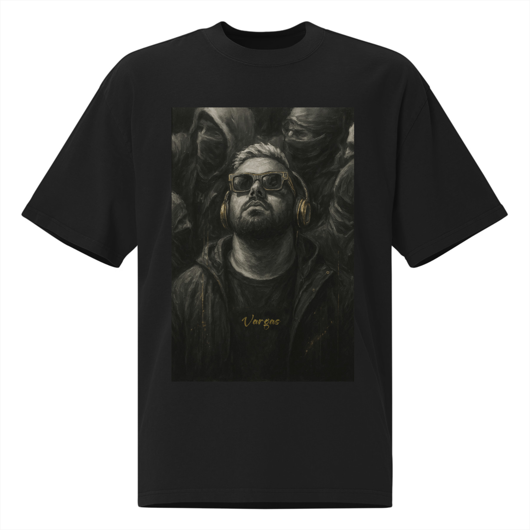 T SHIRT - OVERZISEBACK - VARGAS