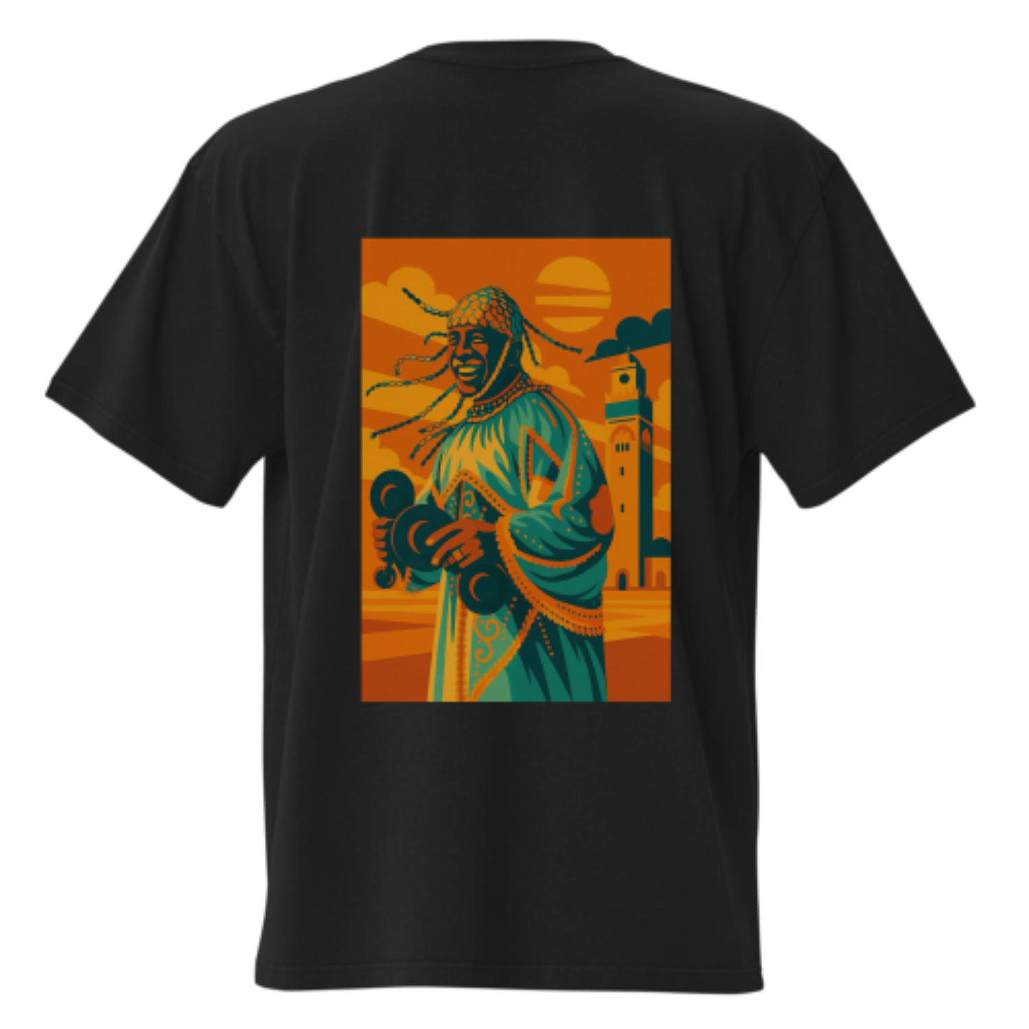 T SHIRT - OVERSIZE- GNAOUA