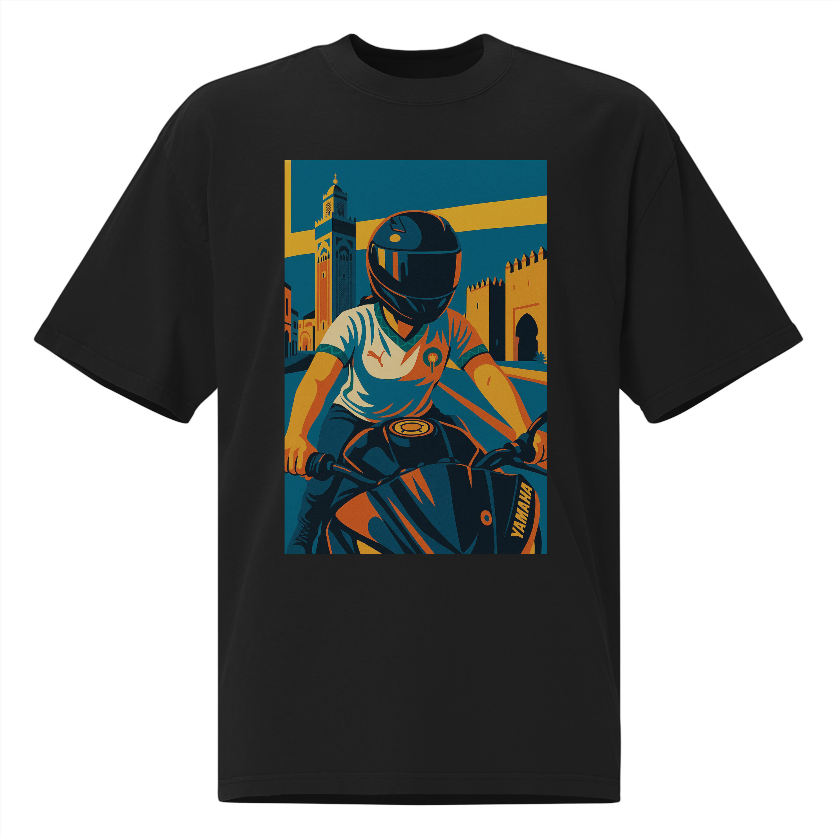 T SHIRT - OVERSIZE - MOTO OF MOROCCO