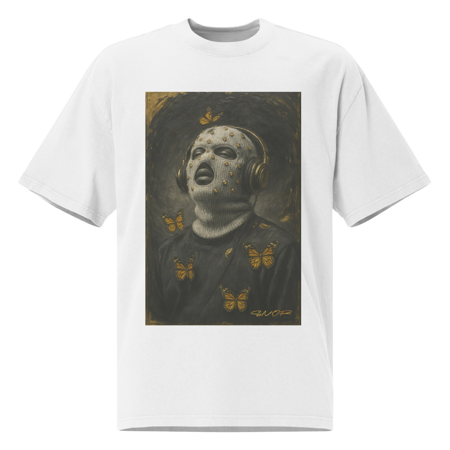 T SHIRT - OVERZISEBACK - SNOR