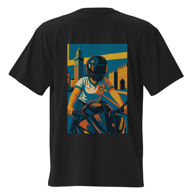 T SHIRT - OVERSIZE - MOTO OF MOROCCO