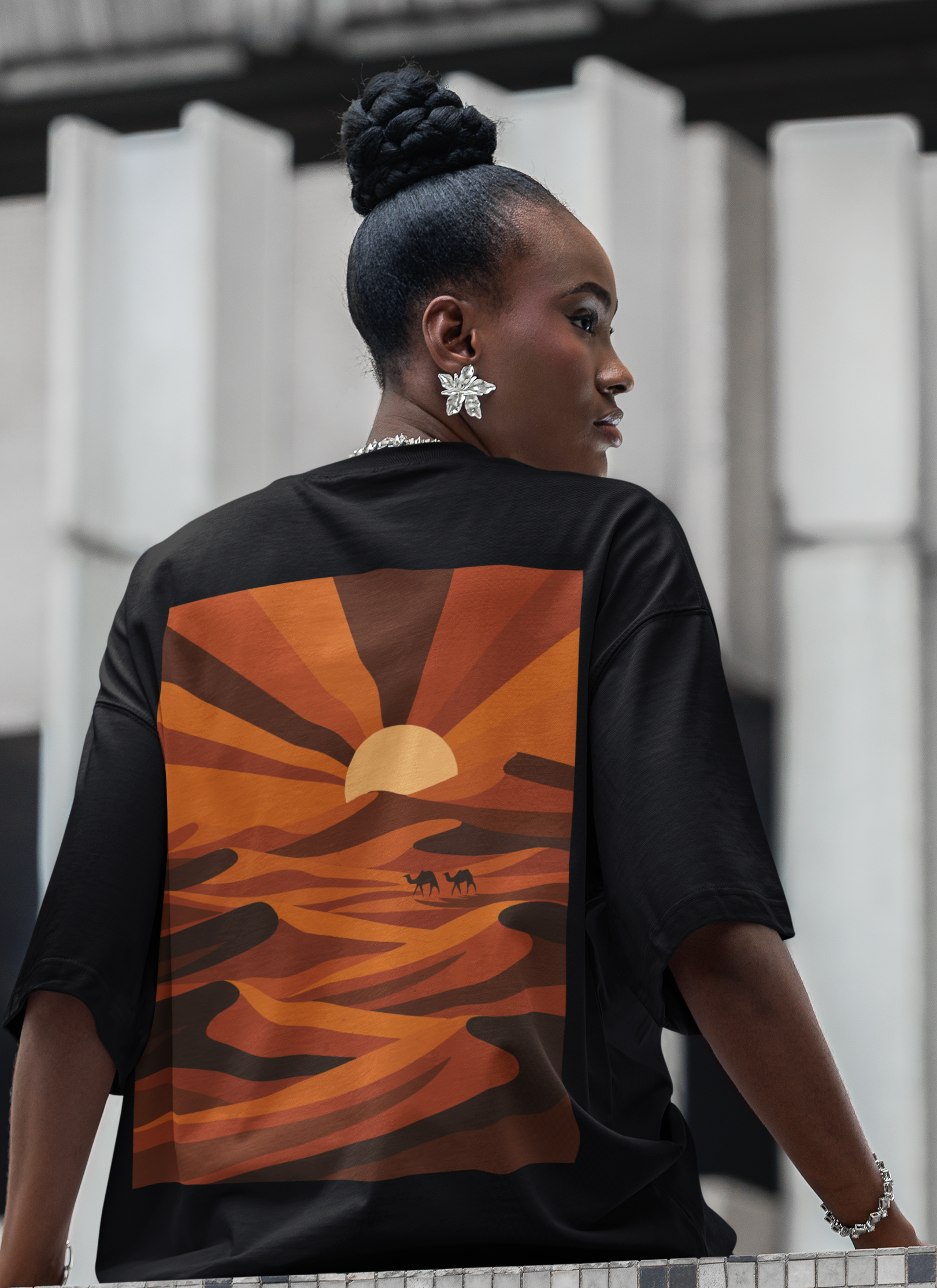 T SHIRT - OVERSZE - SAHARA