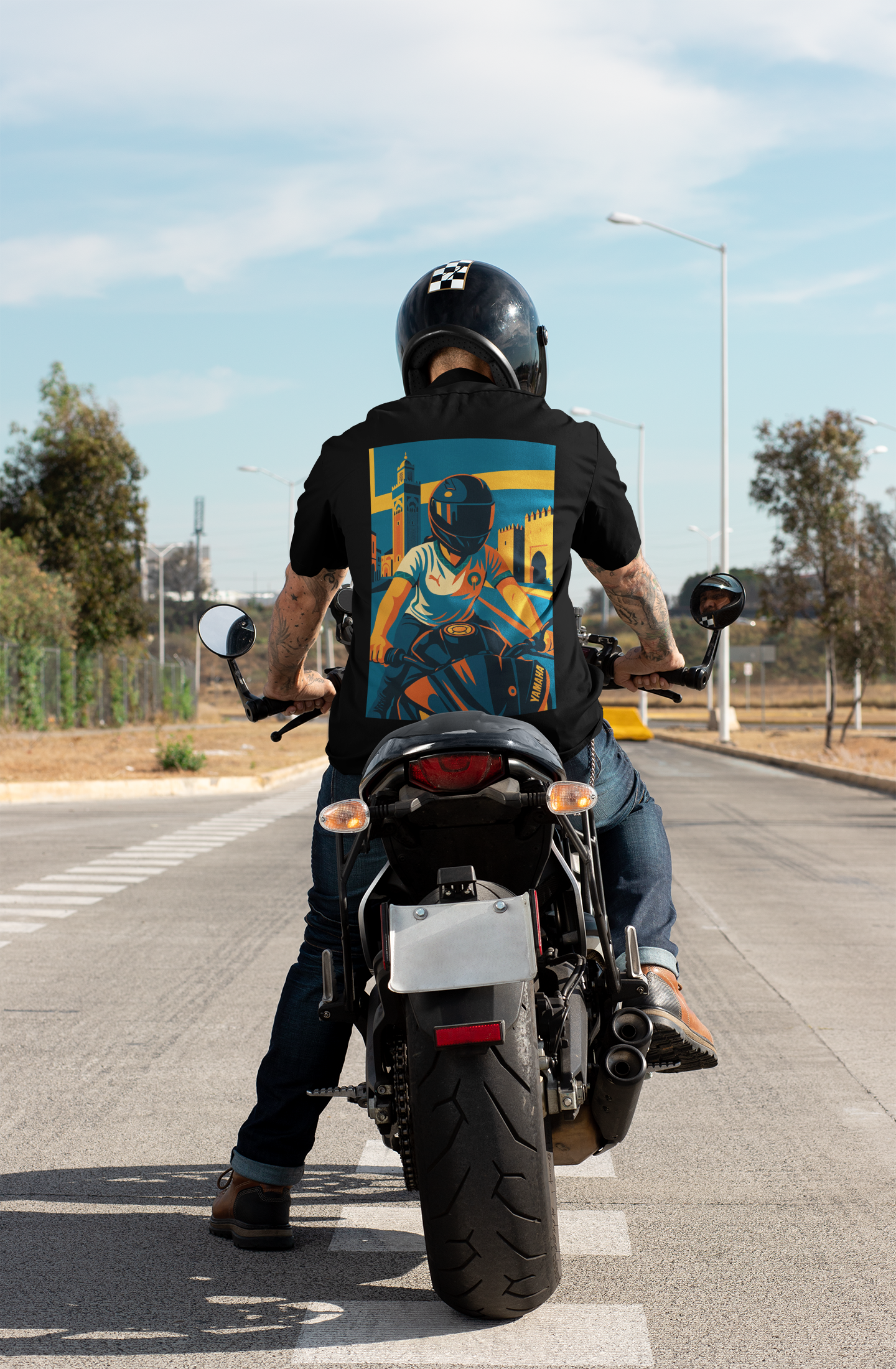 T SHIRT - OVERSIZE - MOTO OF MOROCCO