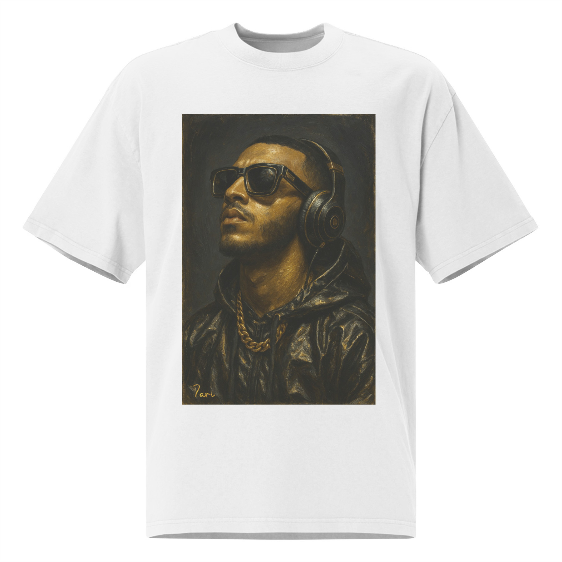 T SHIRT - OVERZISEBACK - 7ARI