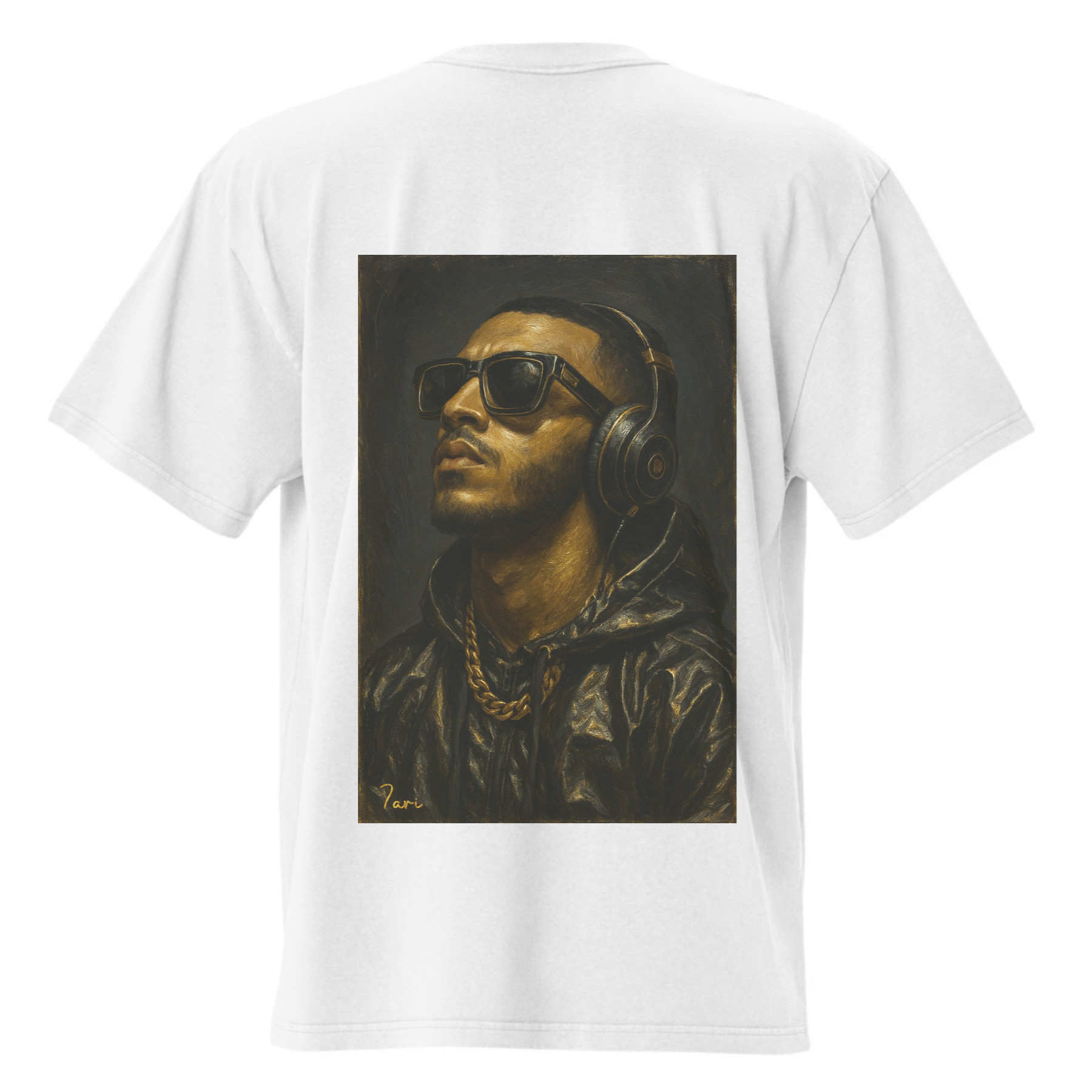 T SHIRT - OVERZISEBACK - 7ARI