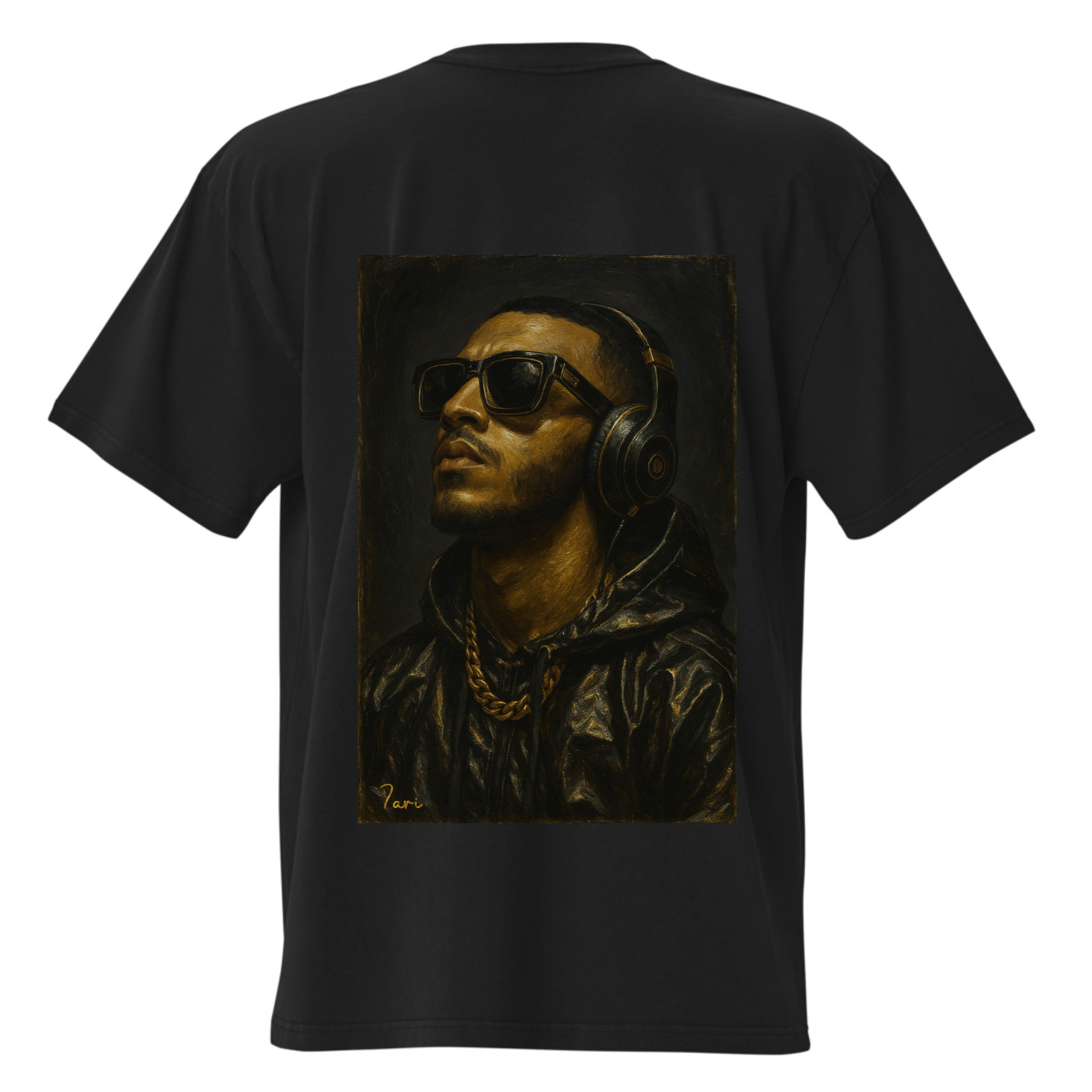 T SHIRT - OVERZISEBACK - 7ARI