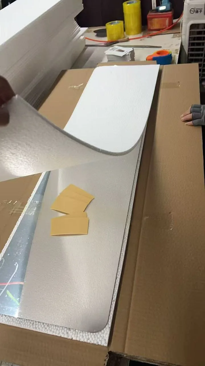 مراية لاصقة بلا حفر 90×40cm – خفيفة وما كتتكسرش