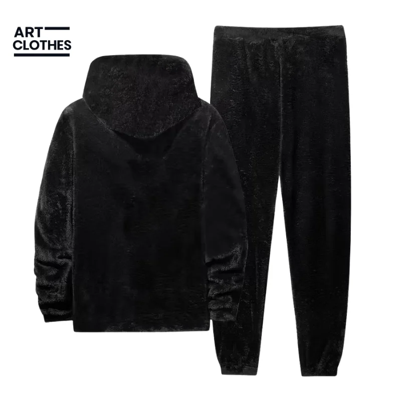 🔥 طقم رجالي شتوي فاخر بقبعة وسروال – دفء وأناقة في كل لحظة