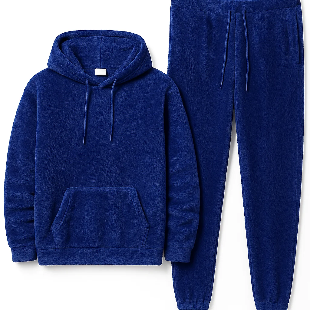 🔥 طقم رجالي شتوي فاخر بقبعة وسروال – دفء وأناقة في كل لحظة