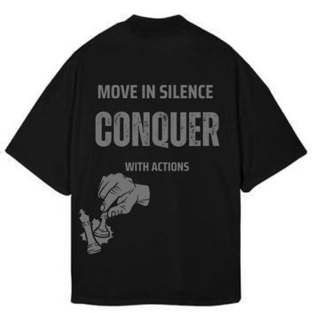 T-SHIRT OVERSIZED WORK IN SILENCE