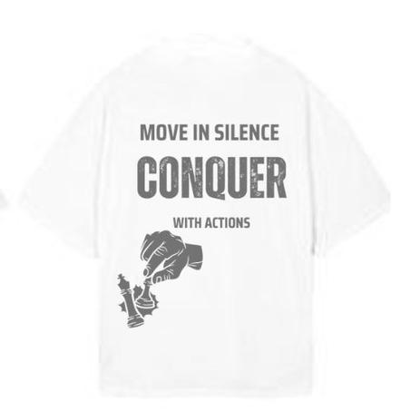 T-SHIRT OVERSIZED WORK IN SILENCE