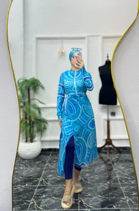 Borkini bleu pearl