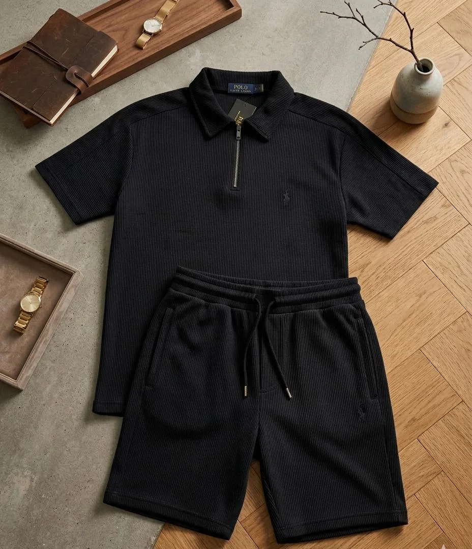 Ensemble Polo Zip & Short - كوليكسيون الصيف 2026