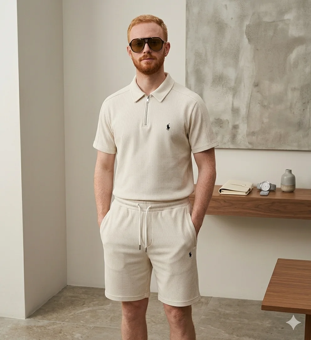 Ensemble Polo Zip & Short - كوليكسيون الصيف 2026