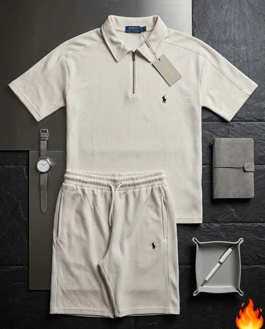 Ensemble Polo Zip & Short - كوليكسيون الصيف 2026