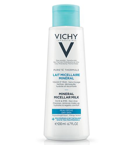 Vichy Pureté Thermale Lait Micellaire Peau Sèche à Très Sèche | 200ml
