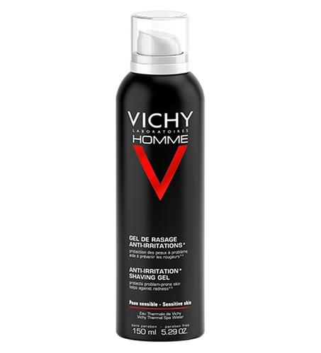 Vichy Homme Gel de Rasage Anti-Irritations Peau Sensible 150ml
