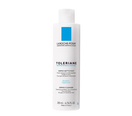 LA ROCHE POSAY TOLERIANE DERMO-NETTOYANT FLUIDE DEMAQUILLANT PEAU INTOLERANTE | 200ML