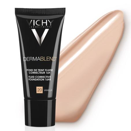 Vichy Dermablend Fond de Teint Fluide Correcteur SPF35 Tous Types de Peaux 20 VANILLA | 30ml