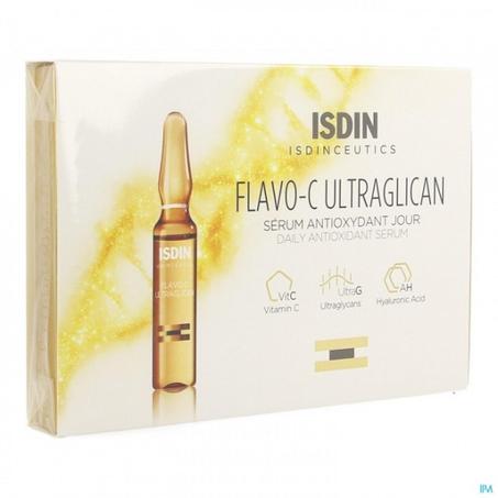 ISDIN FLAVO C ULTRAGLICAN SERUM ANTIOXIDANT JOUR 10 AMP