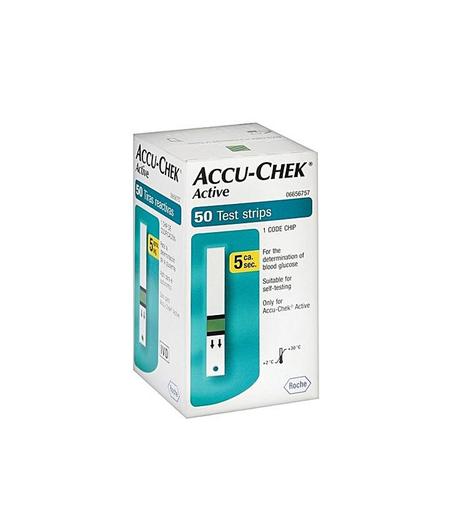 ACCU CHEK ACTIVE BANDELETTES /50