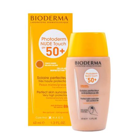 BIODERMA PHOTODERM NUDE TOUCHE TEINTE DORE SPF50+ 40ML